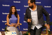 Krish and Shriya Saran at Facebook office